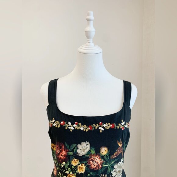 Agua by Agua Bendita Alcaparra floral cotton midi dress - Picture 7 of 10